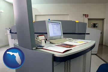 desktop publishing equipment - with Florida icon