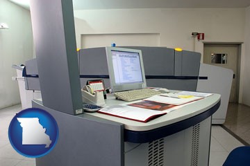 desktop publishing equipment - with Missouri icon